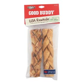 Castor And Pollux Good Buddy Braided Sticks Dog Chews - Chicken Braids - Case Of 9