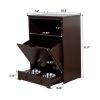 Pet Feeder Station with Storage,Made of MDF and Waterproof Painted,Dog and Cat Feeder Cabinet with Stainless Bowl