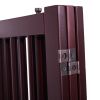 24 inch Pet Fence Suitable For Indoor Use Log Environmental Protection Material - Brown