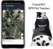 Pet Tracker Waterproof GSM GPS Dog Tracking Devices Wireless Pet Security Size:L