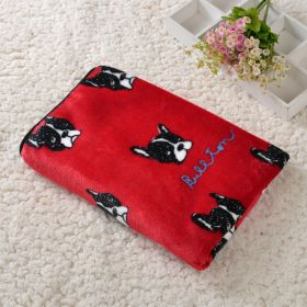 For Common Dogs Blanket Non-slip Seat Cushion (Option: Red Jarre Aero Bull-80x100cm)